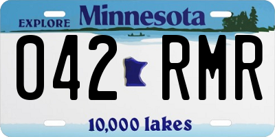 MN license plate 042RMR