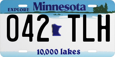 MN license plate 042TLH