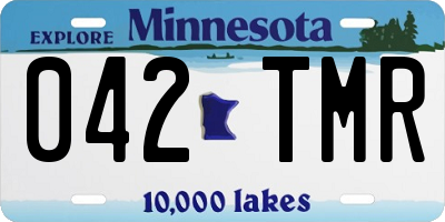 MN license plate 042TMR