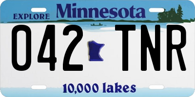 MN license plate 042TNR