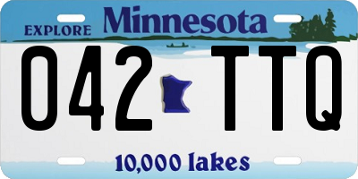 MN license plate 042TTQ