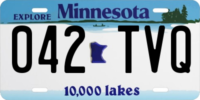 MN license plate 042TVQ