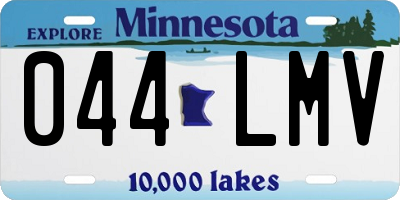 MN license plate 044LMV