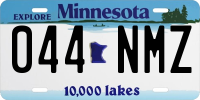 MN license plate 044NMZ