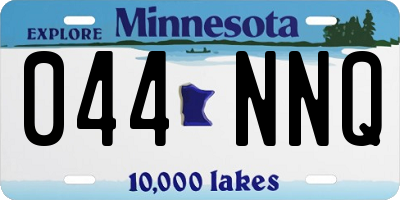 MN license plate 044NNQ