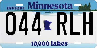 MN license plate 044RLH