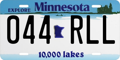 MN license plate 044RLL