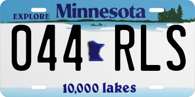 MN license plate 044RLS