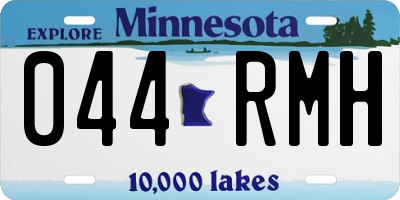 MN license plate 044RMH