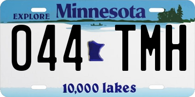 MN license plate 044TMH
