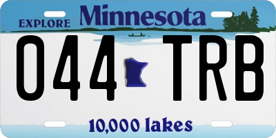 MN license plate 044TRB