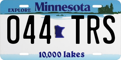 MN license plate 044TRS