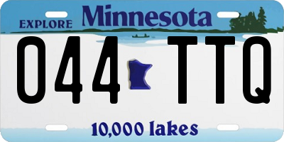 MN license plate 044TTQ