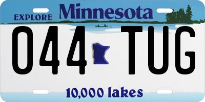MN license plate 044TUG
