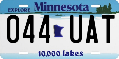 MN license plate 044UAT