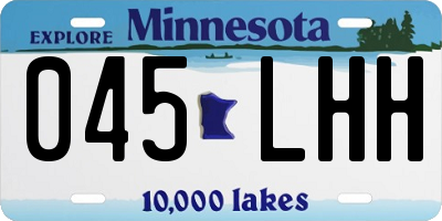 MN license plate 045LHH
