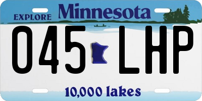 MN license plate 045LHP