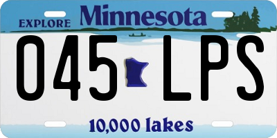 MN license plate 045LPS