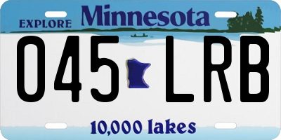 MN license plate 045LRB