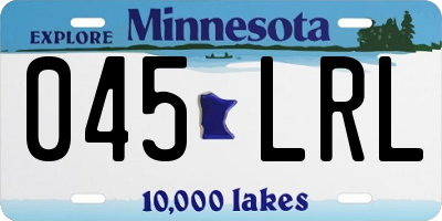 MN license plate 045LRL