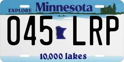 MN license plate 045LRP