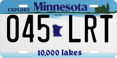 MN license plate 045LRT