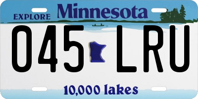 MN license plate 045LRU