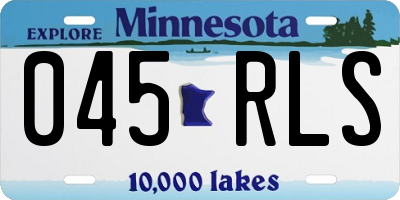 MN license plate 045RLS