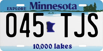 MN license plate 045TJS