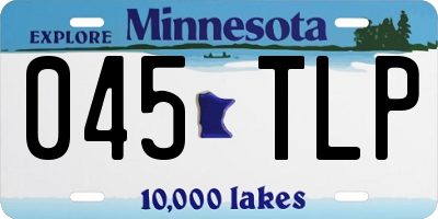 MN license plate 045TLP