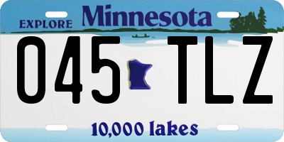 MN license plate 045TLZ