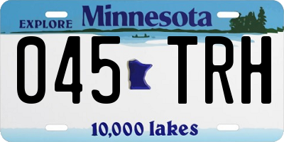 MN license plate 045TRH
