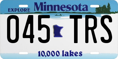 MN license plate 045TRS