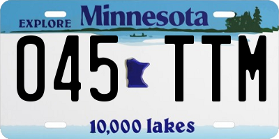 MN license plate 045TTM