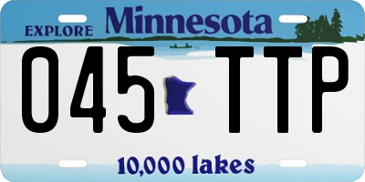 MN license plate 045TTP
