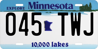 MN license plate 045TWJ
