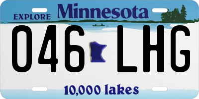 MN license plate 046LHG