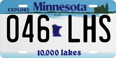 MN license plate 046LHS