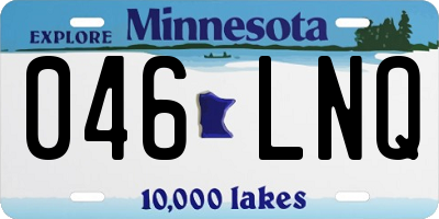 MN license plate 046LNQ