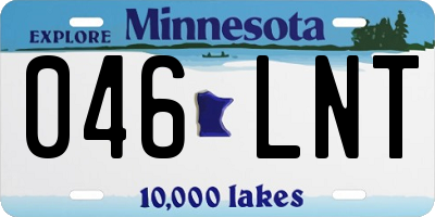 MN license plate 046LNT