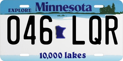 MN license plate 046LQR