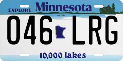 MN license plate 046LRG
