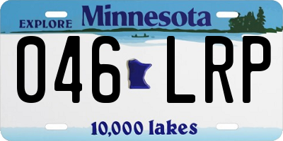 MN license plate 046LRP