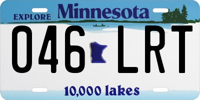 MN license plate 046LRT