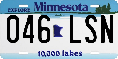 MN license plate 046LSN