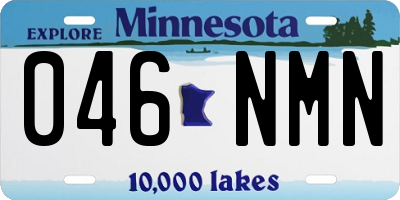 MN license plate 046NMN