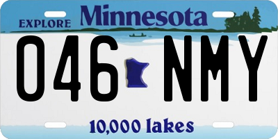 MN license plate 046NMY
