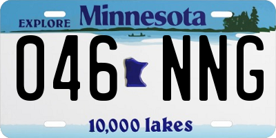 MN license plate 046NNG