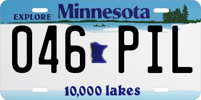 MN license plate 046PIL