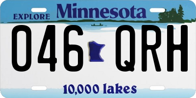 MN license plate 046QRH